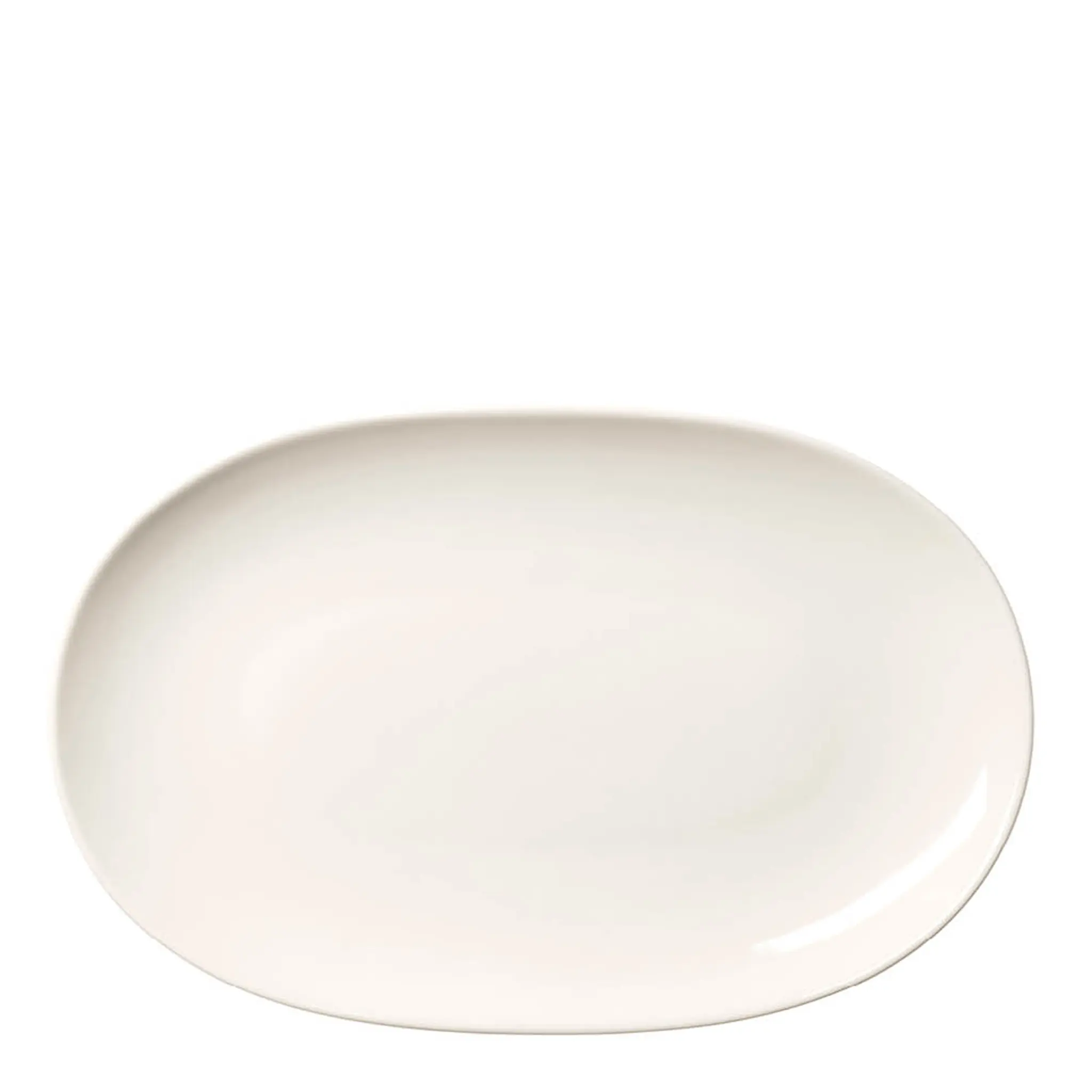 Arabia 24h oval tallrik 18x28 cm vit