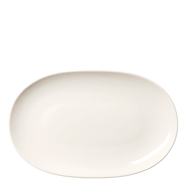 24h oval tallrik 18x28 cm vit