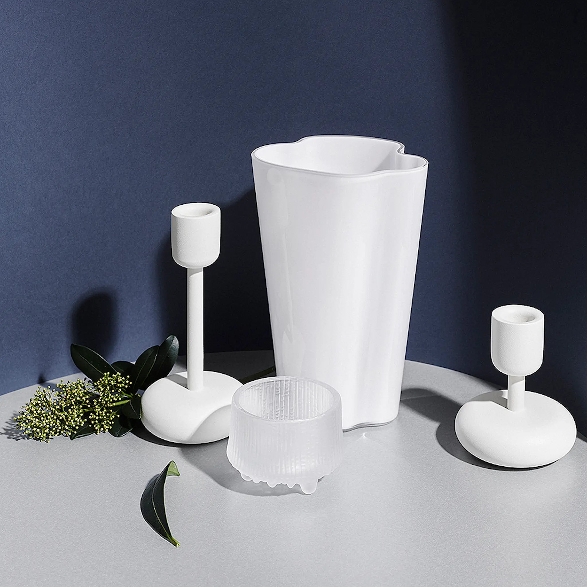 iittala Alvar Aalto Hög Vas 22 cm Vit