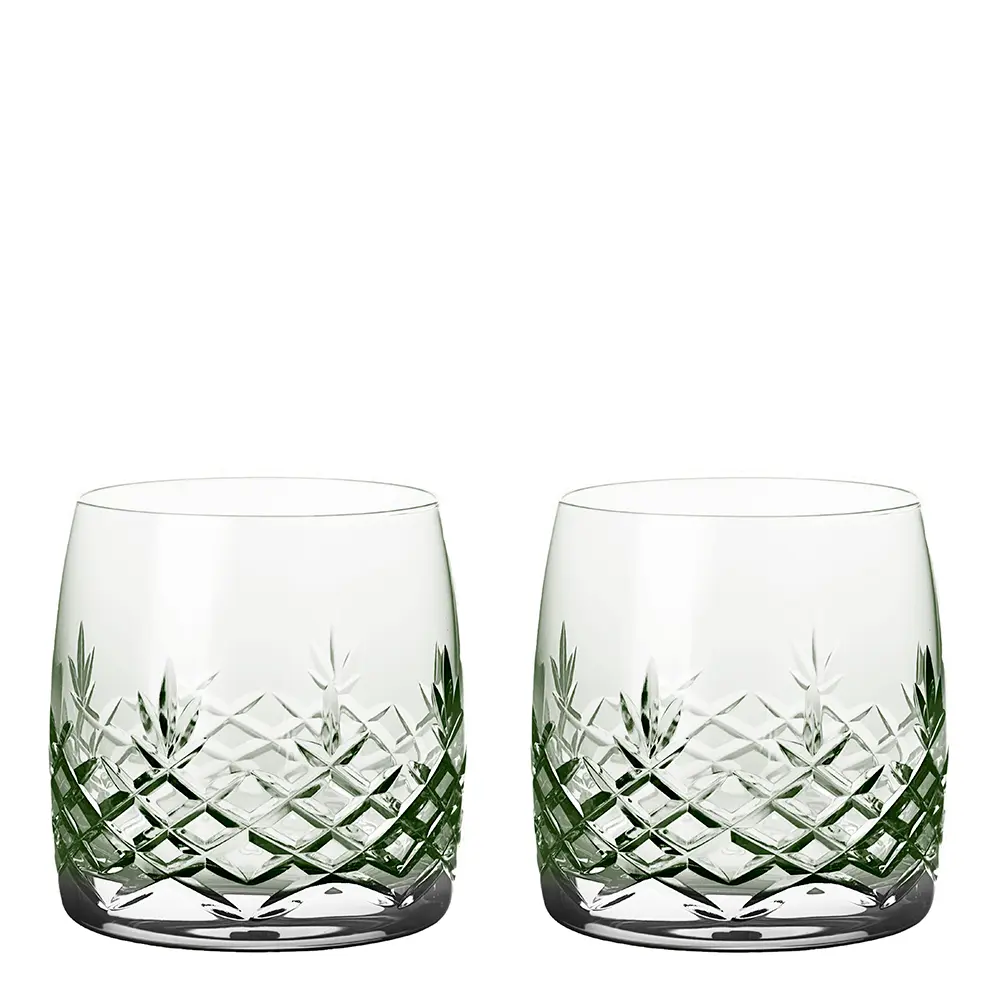 Crispy Aqua Lasi 23 cl 2 kpl Vihreä