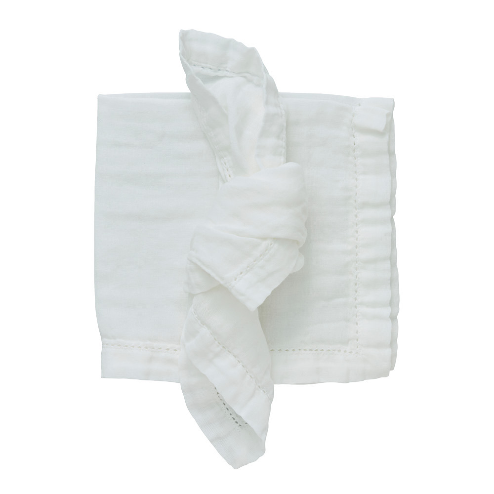 Lene Bjerre Angela servett 45x45 cm benvit