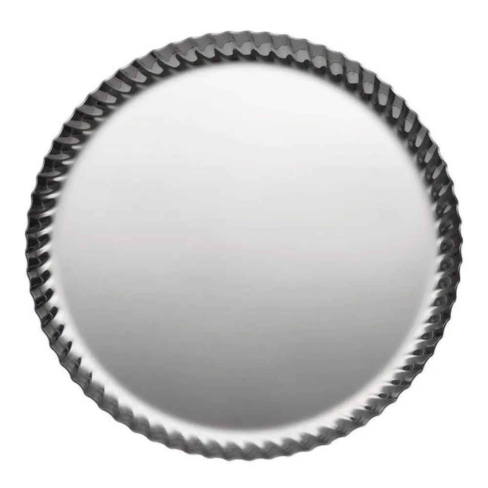 Pleats brett 23 cm blankt stål