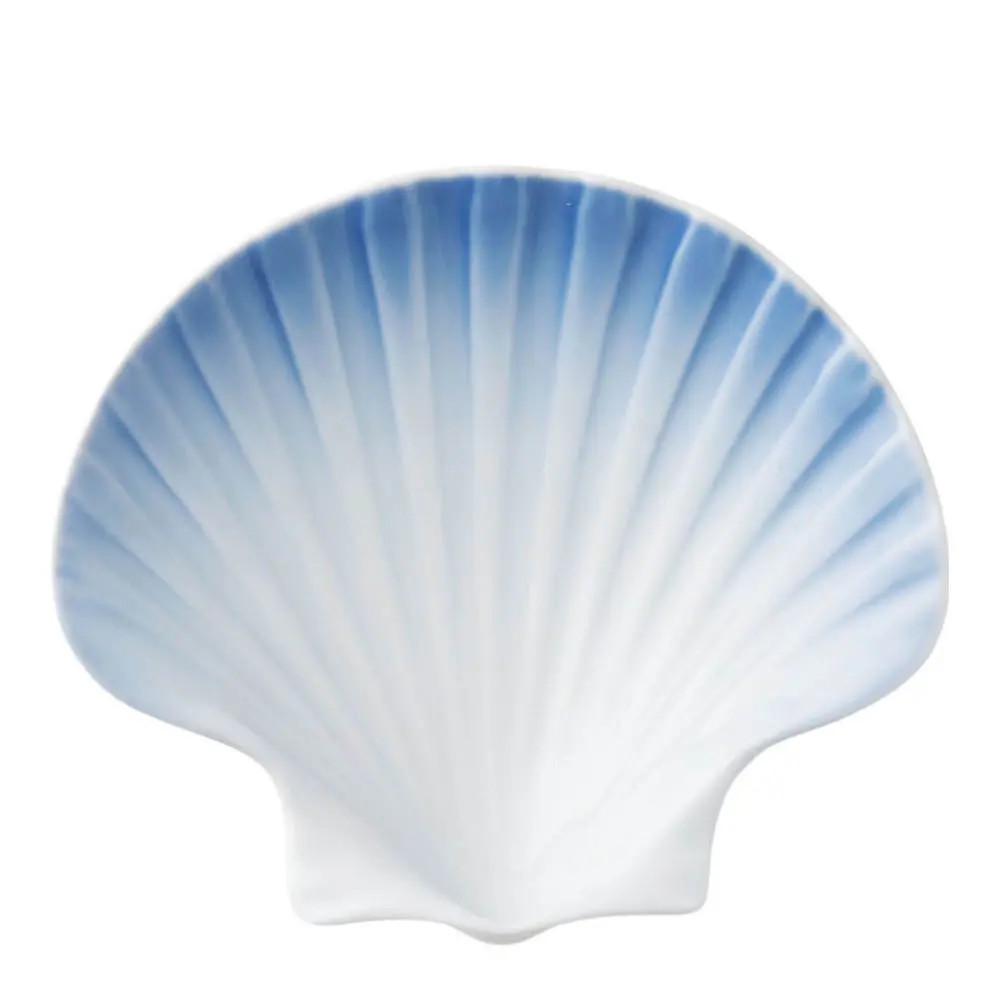 Iris skjellformet asjett 10 cm blå