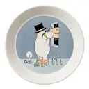 Mumintallrik 19 cm Muminpappa Grå