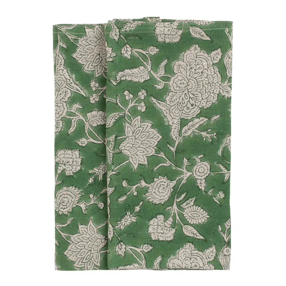 Indian Rose Lautasliina 50x50 cm 2 kpl Vihreä