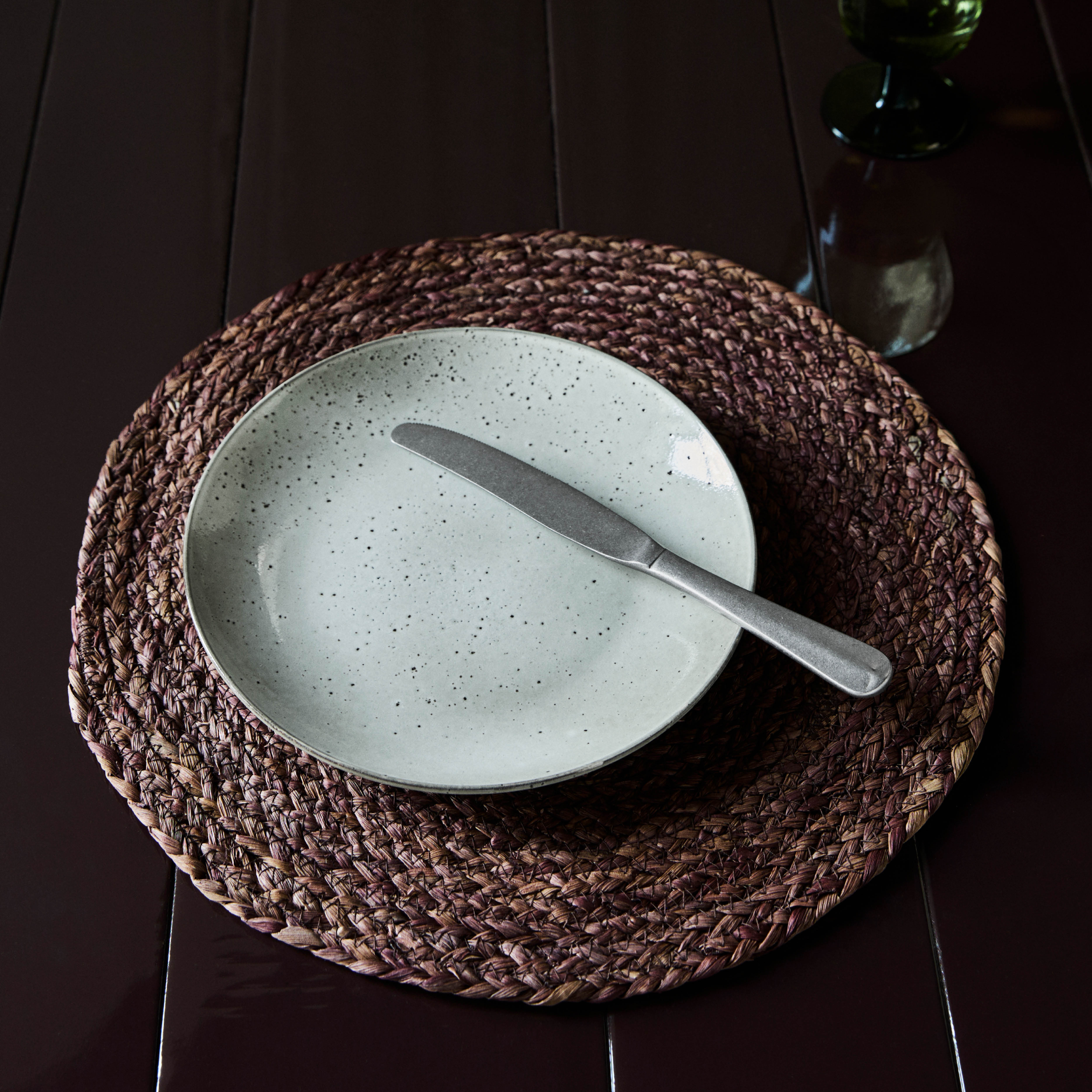 House Doctor Circle pöytätabletti 38 cm 4 kpl roosa taupe