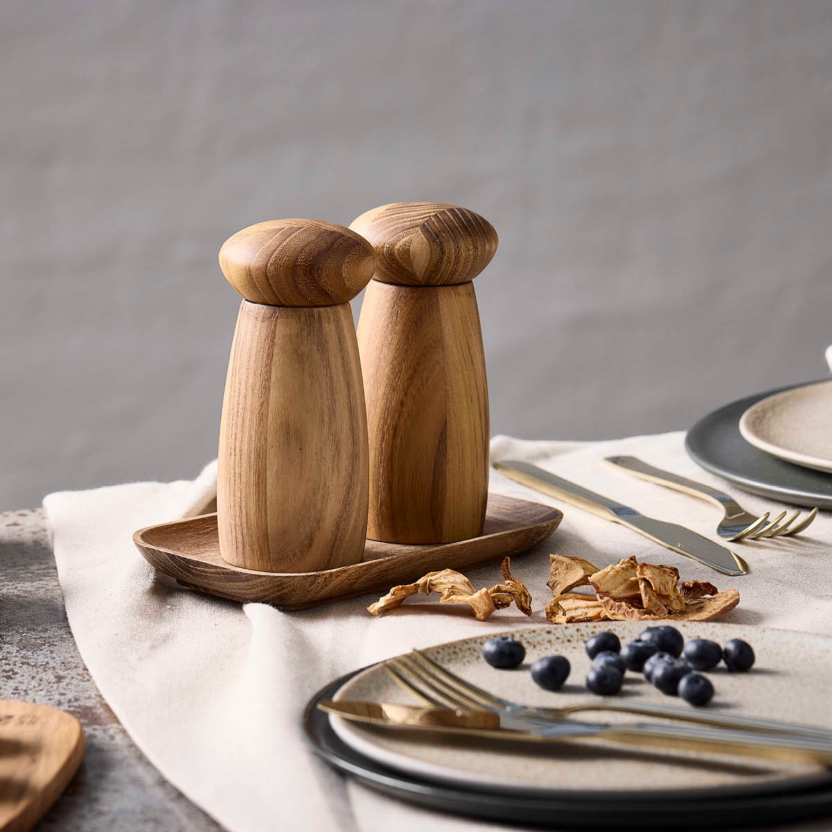 Aida Raw Teak Tarjotin 10x17 cm