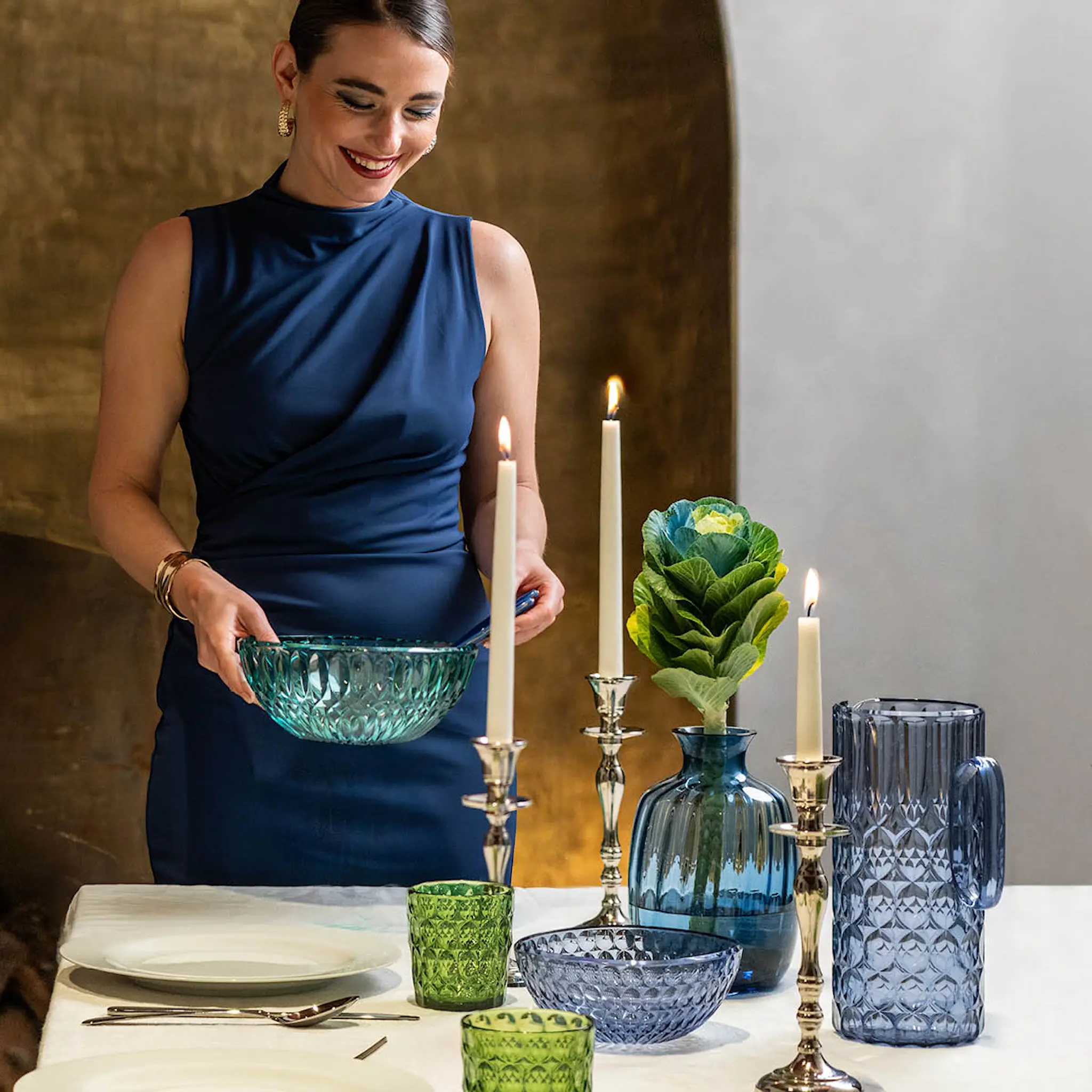 Guzzini Vanity Kannu 1,75 L Denim Blue