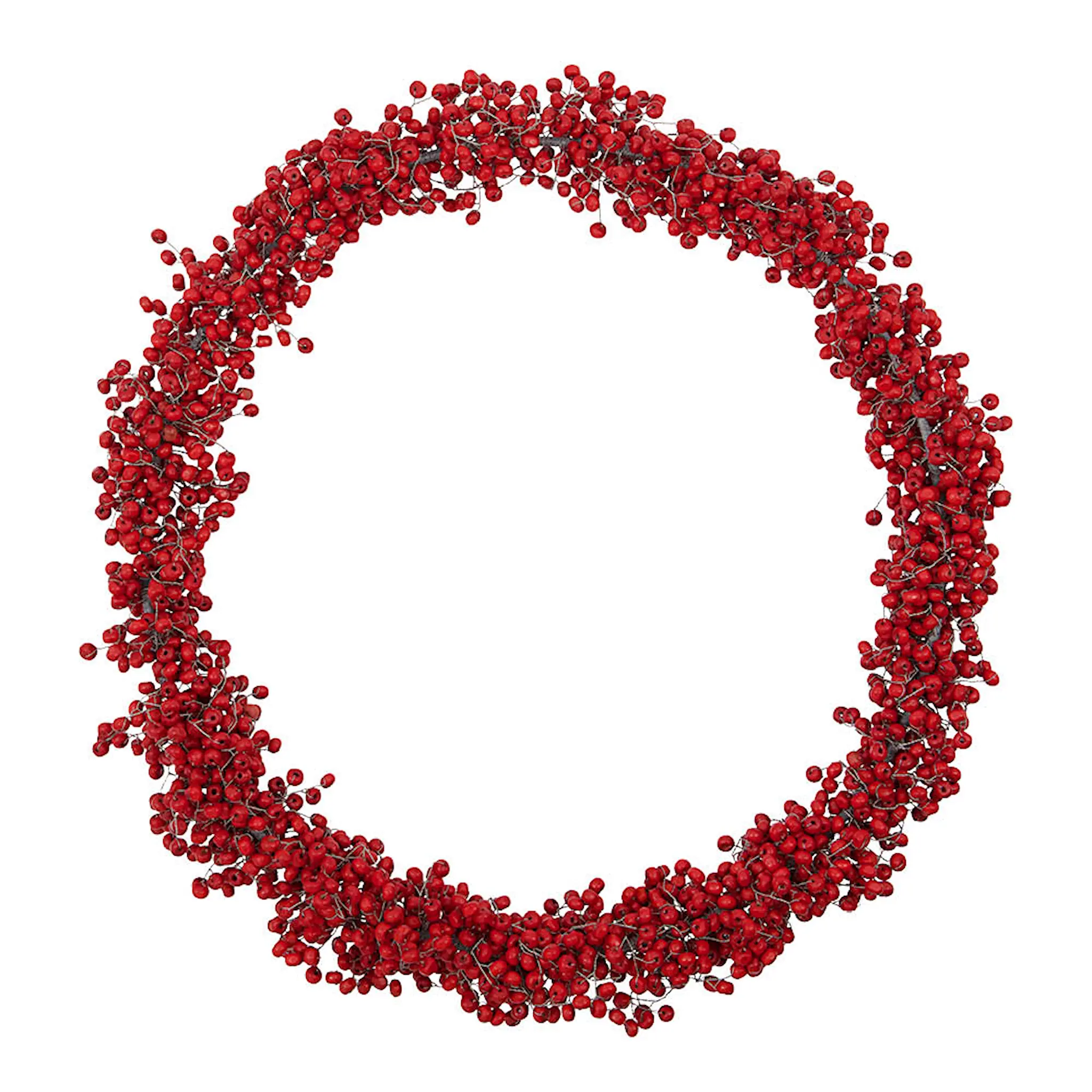 House Doctor Winter krans 33 cm röd