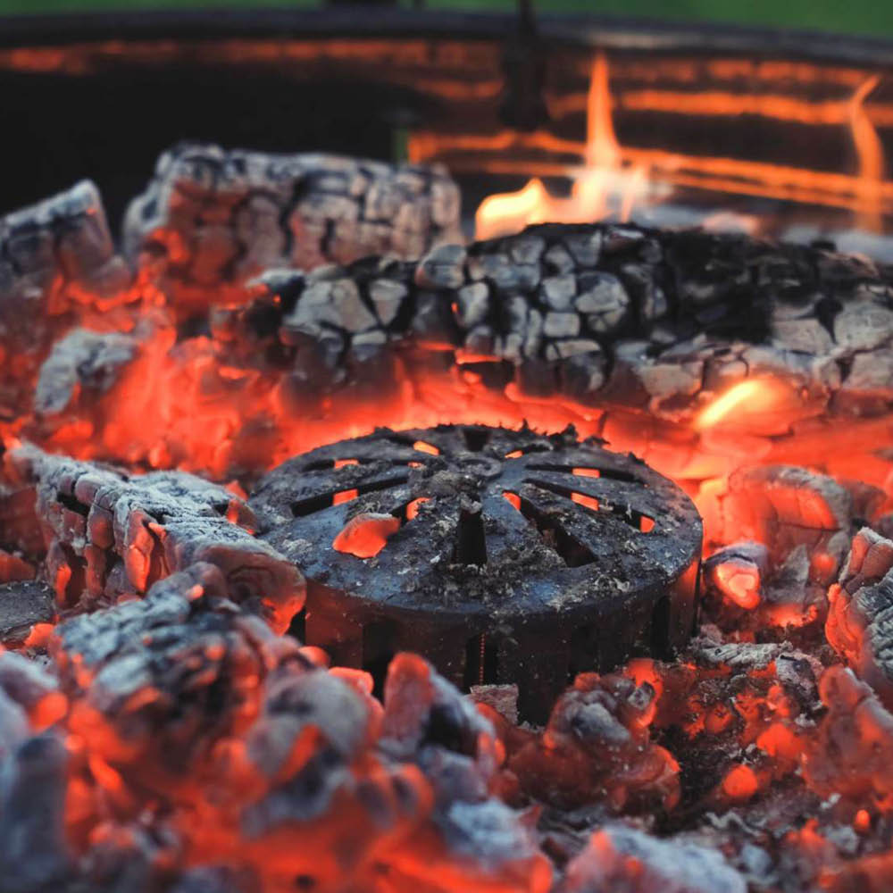 Espegard Glo 60 bålpanne svart