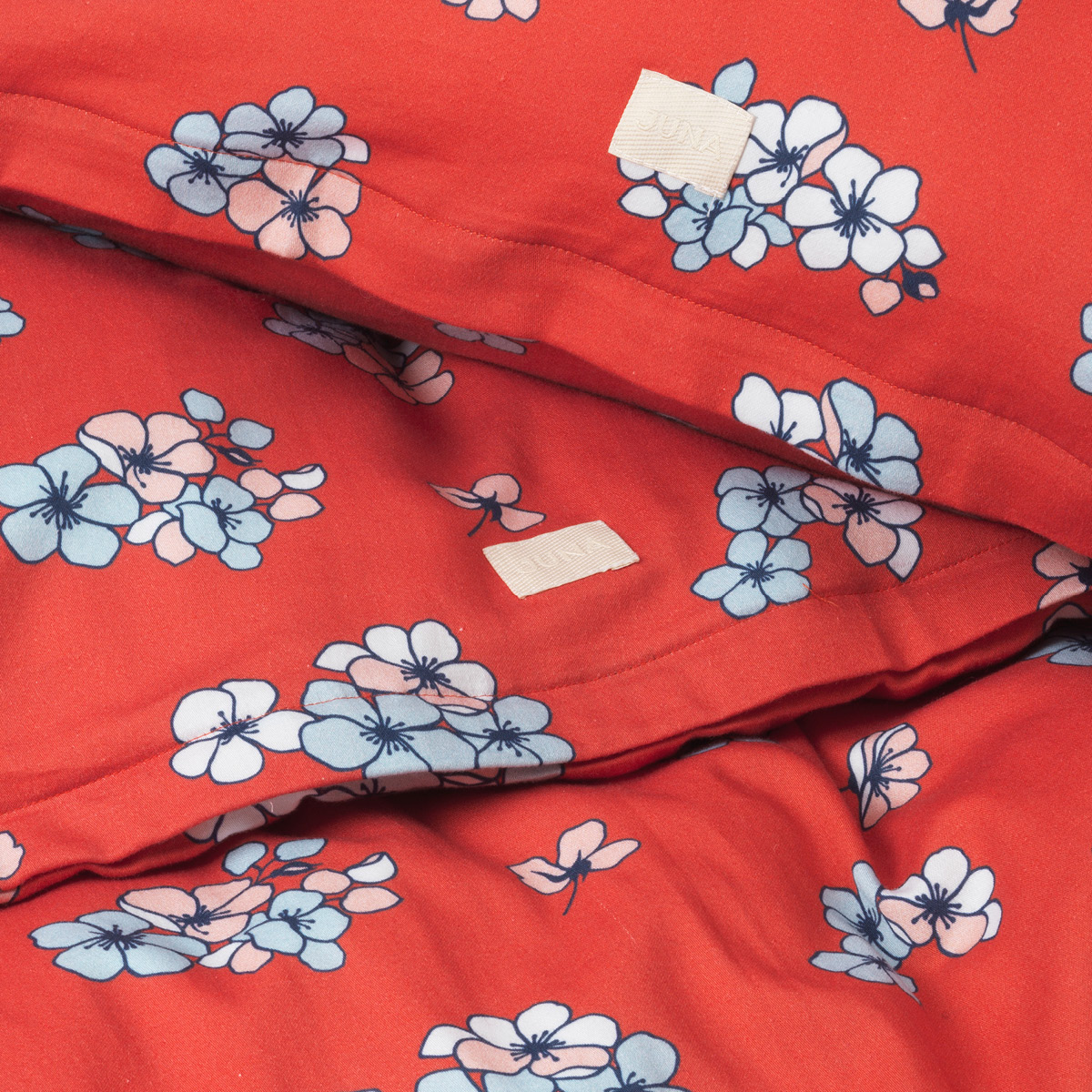 Juna Grand Pleasantly sengetøy 140x220 cm chili