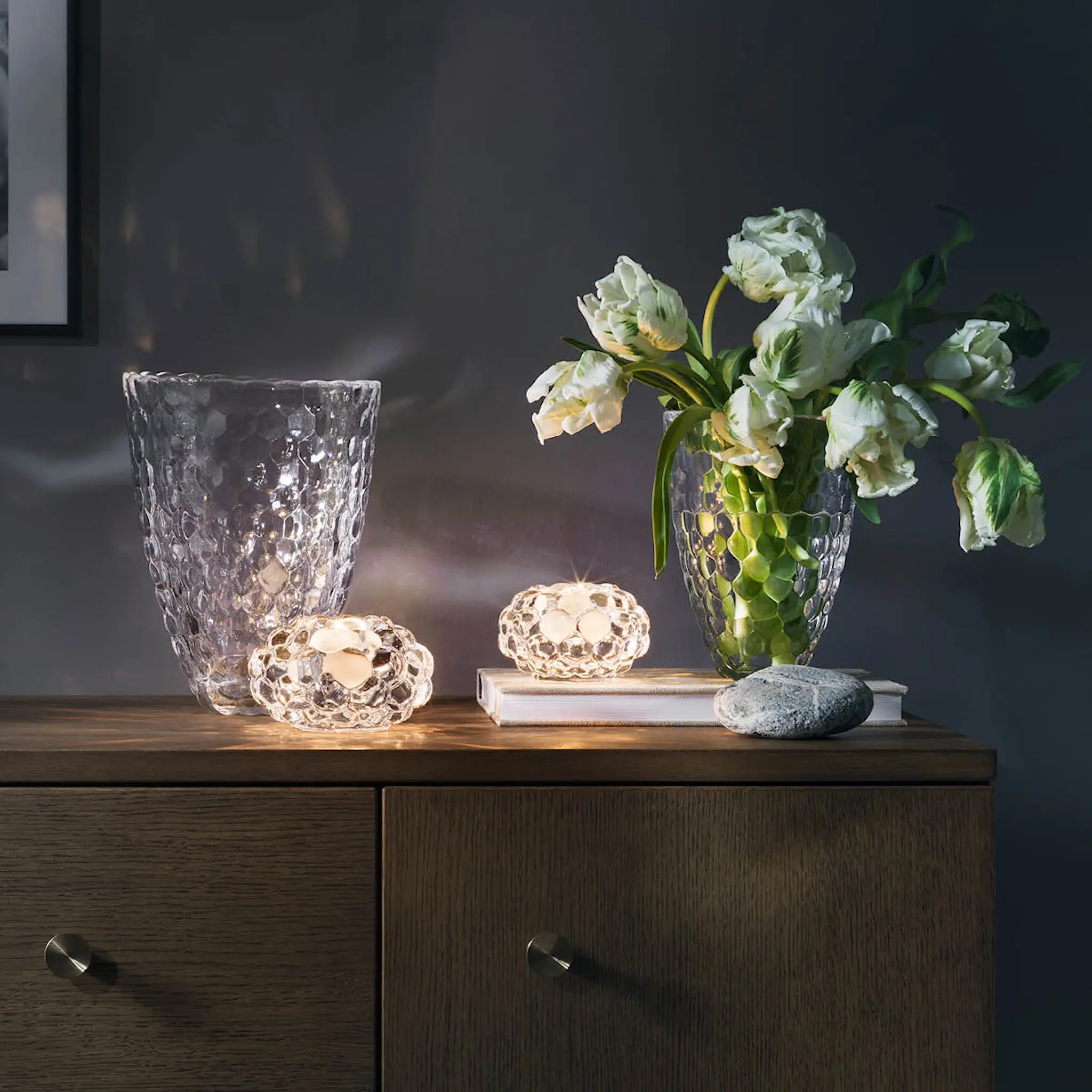 Orrefors Hallon Kynttilälyhty 9,2 cm