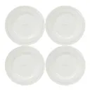 Icons tallrik 22 cm 4-pack vit/beige