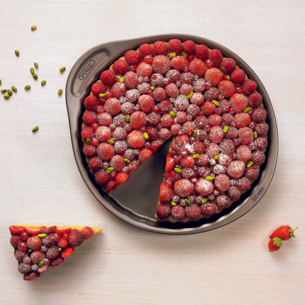 Pyrex Asimetria pajform 30 cm mörkgrå