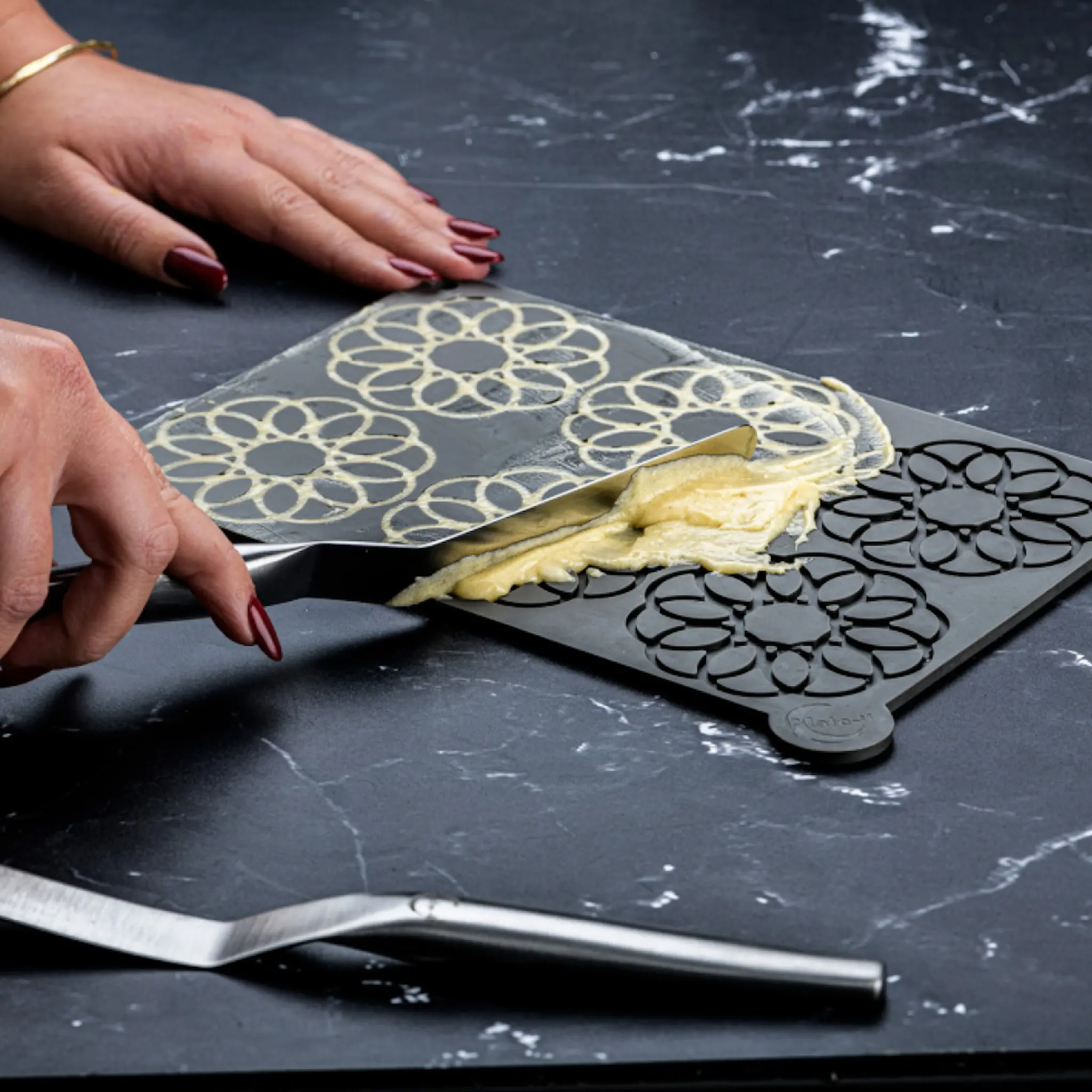 Plate It Spatel 3 delar stål