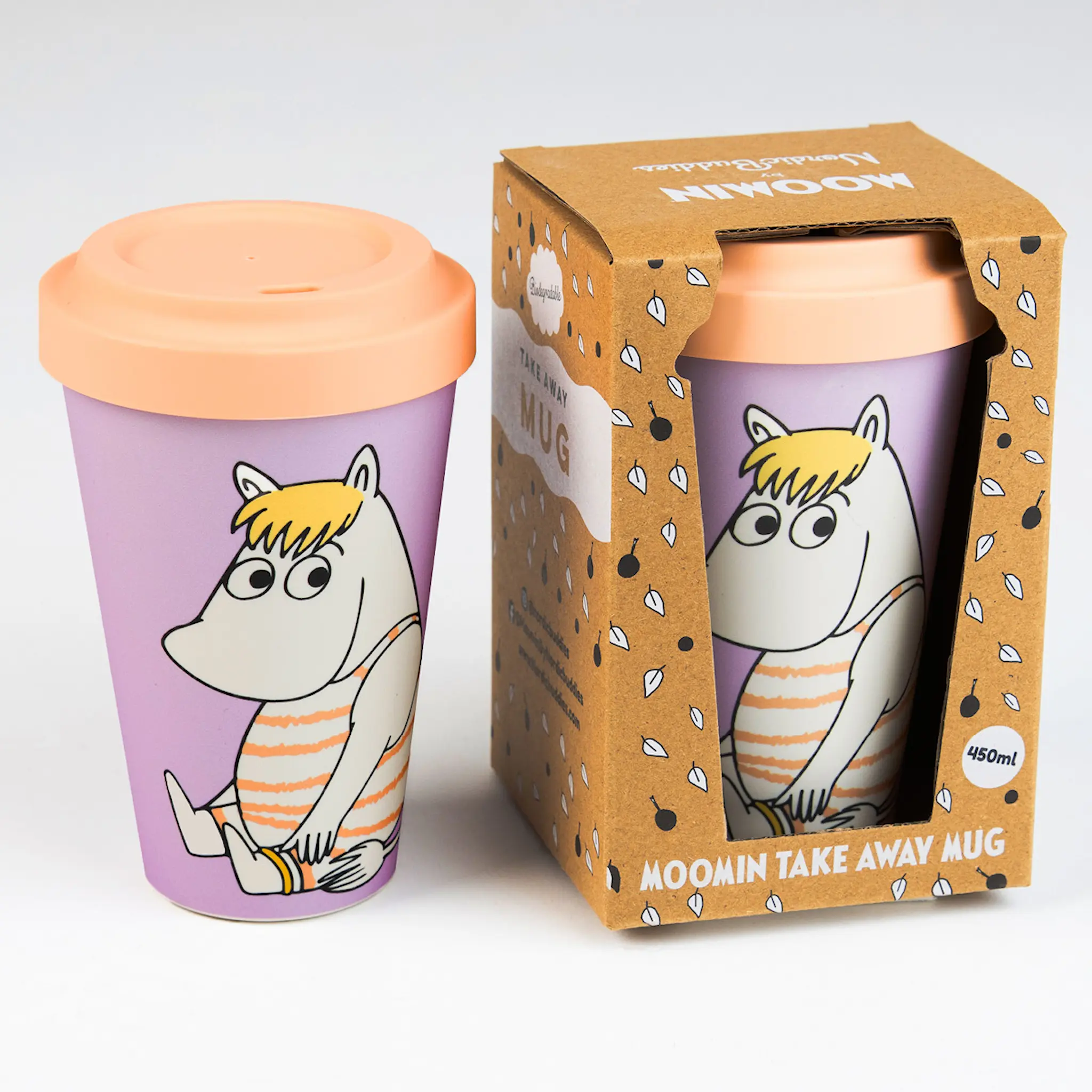 Nordicbuddies Muumi Take Away Muki 45 cl Niiskuneiti rantapäivä