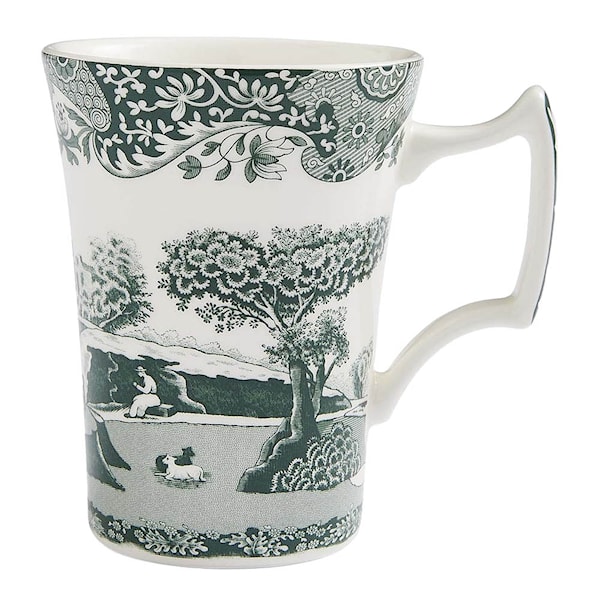 Heritage Green Italian mugg 28 cl grön/vit