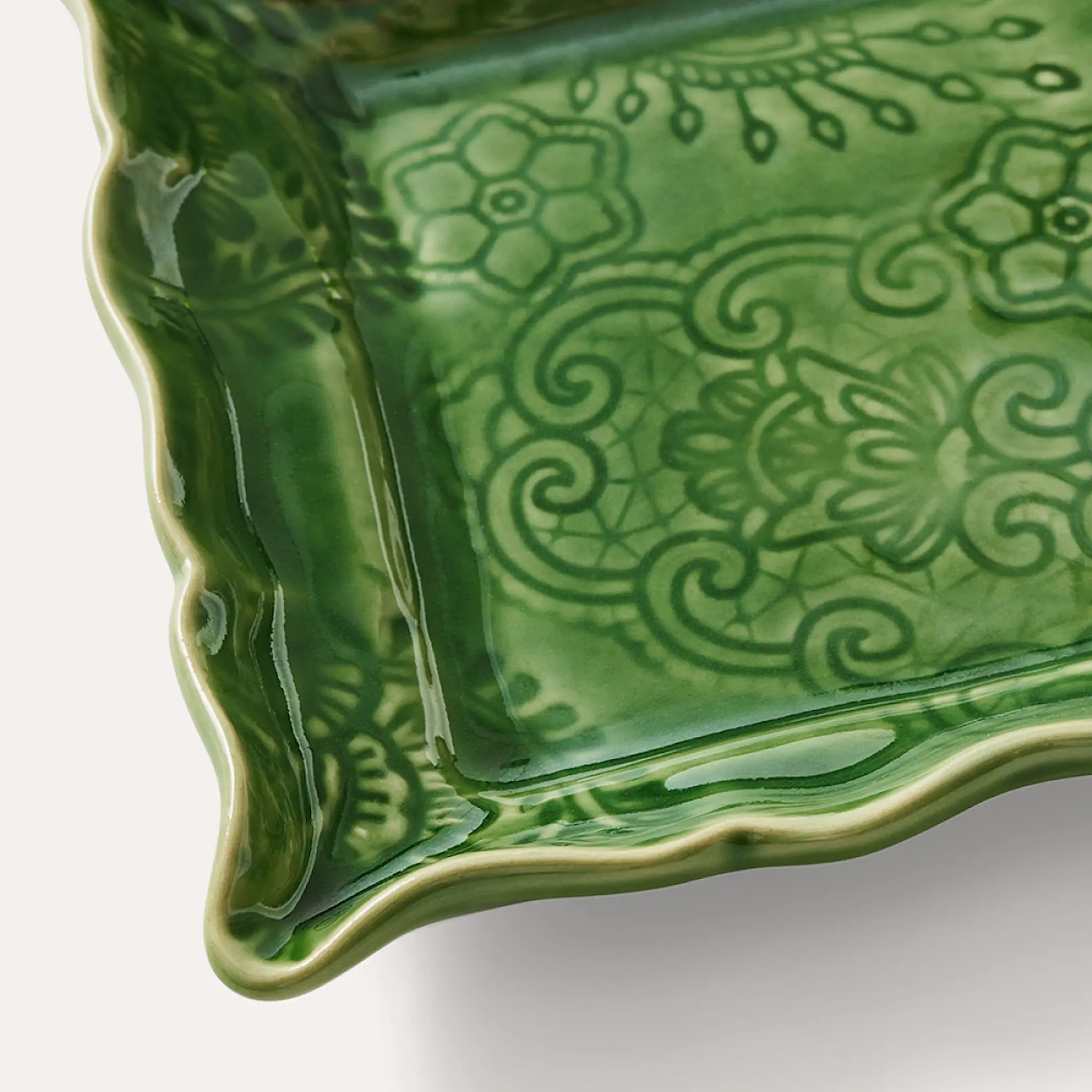 Sthål Arabesque assiett 19x13 cm primavera