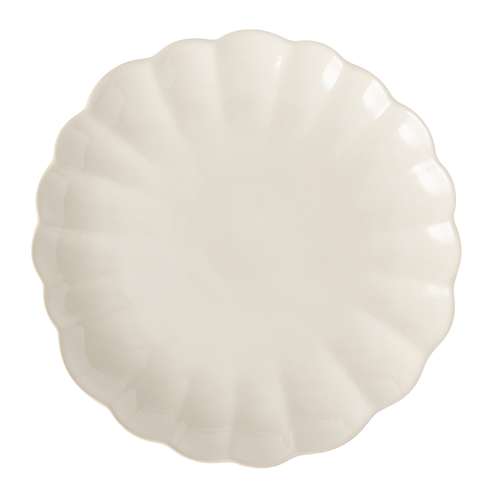 Stiernholm Lotus tallerken 27 cm krem