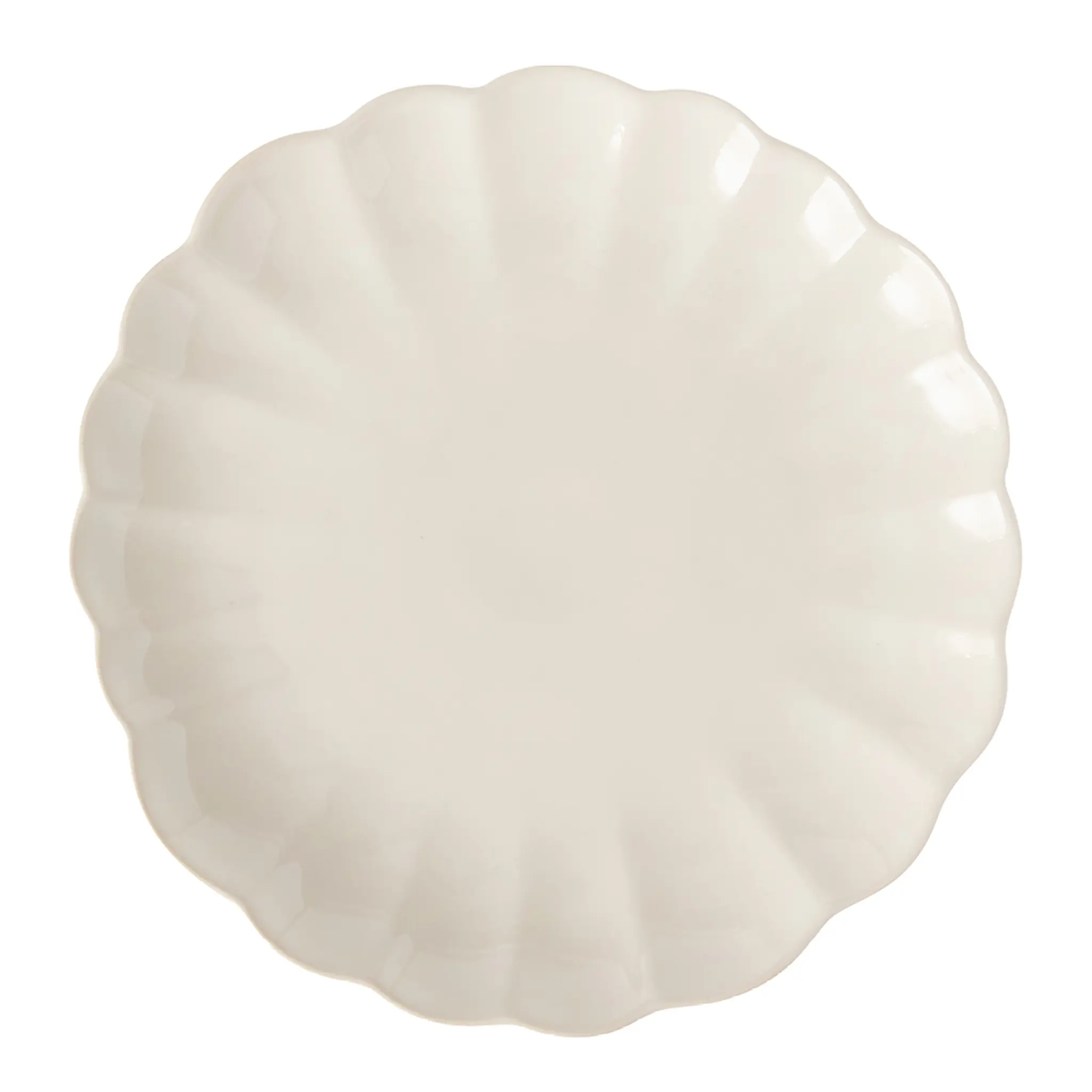 Stiernholm Lotus tallerken 27 cm krem