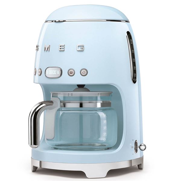Smeg Kaffetrakter DCF02 1,4L pastellblå