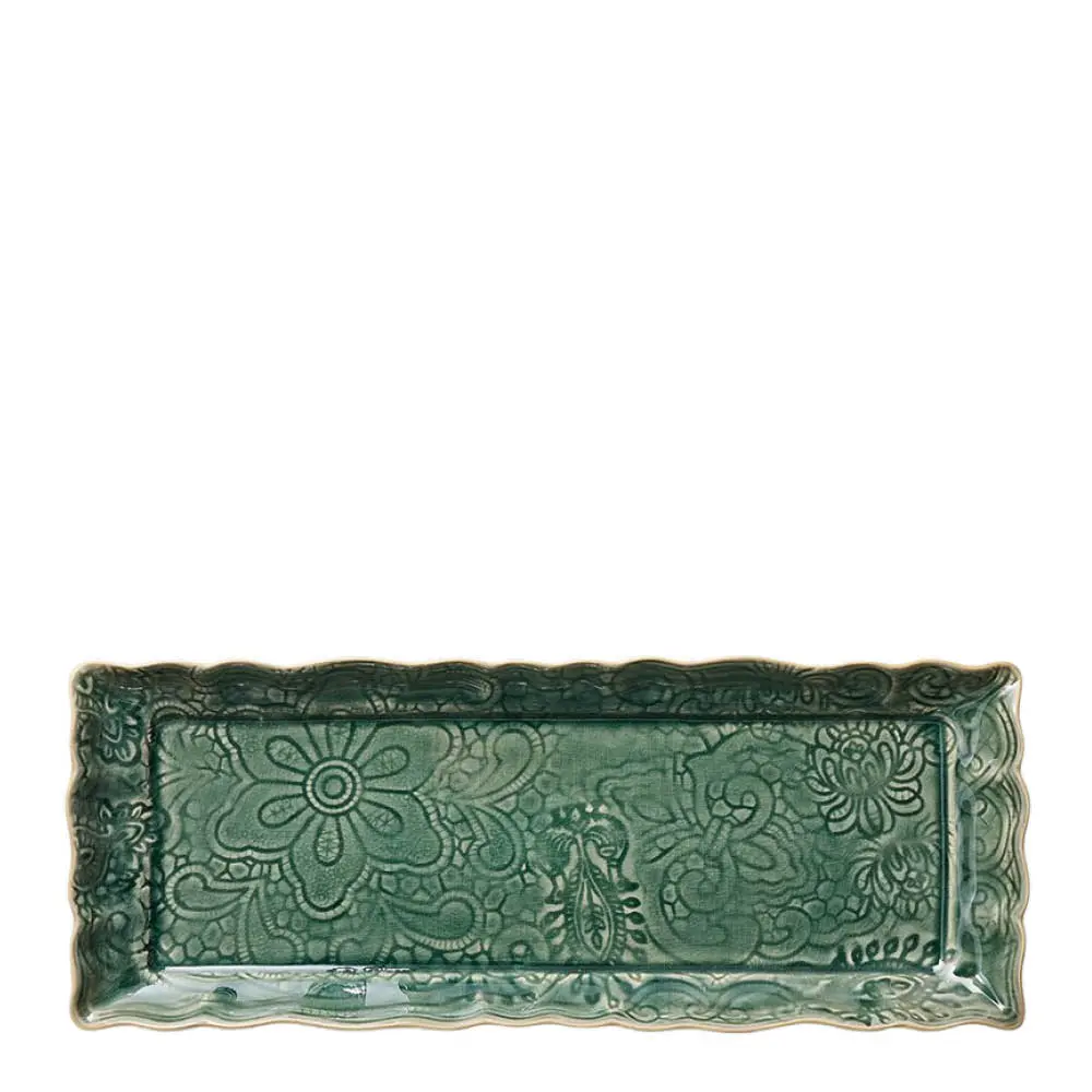 Arabesque serveringsfat 33x13 cm dusk