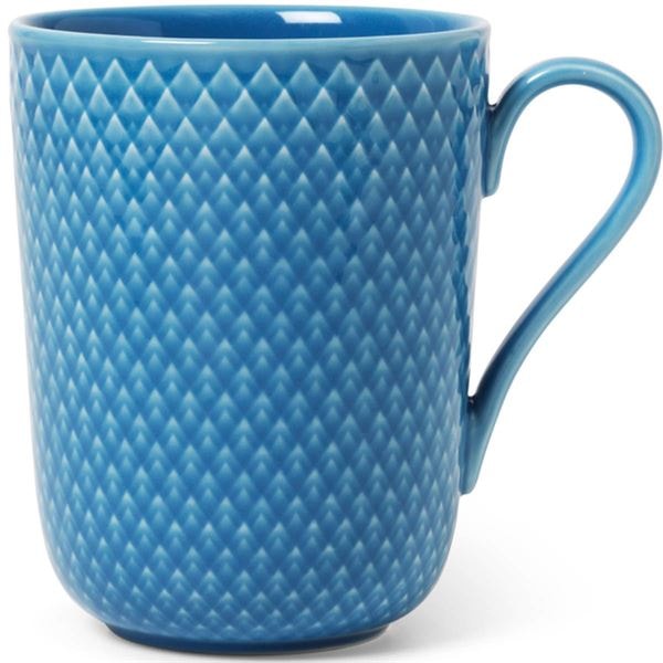 Rhombe Color Mugg m Handtag 33 cl Blå