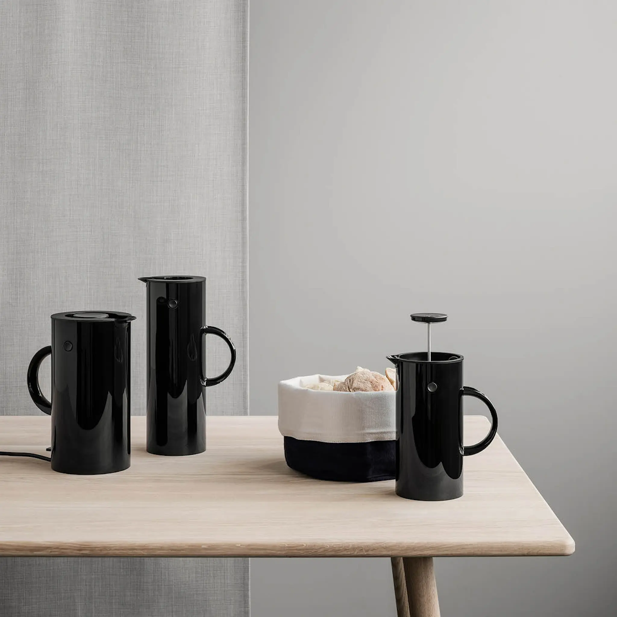 Stelton EM77 Kaffepress 1 L Svart