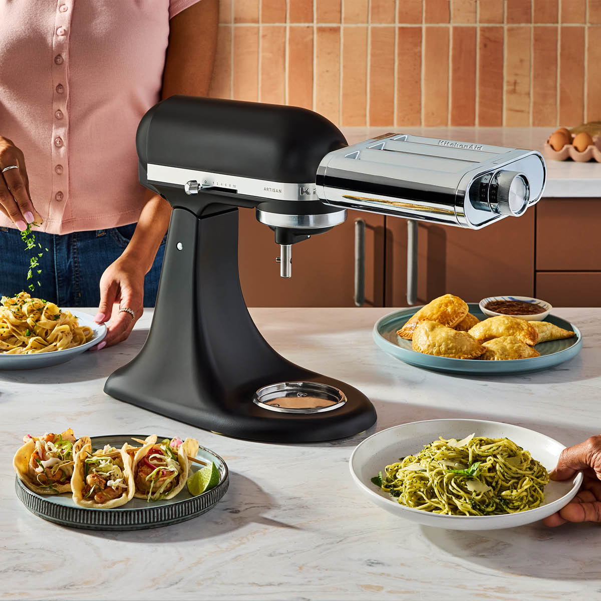 KitchenAid Accessory pastatilbehør 3-i-1 stål