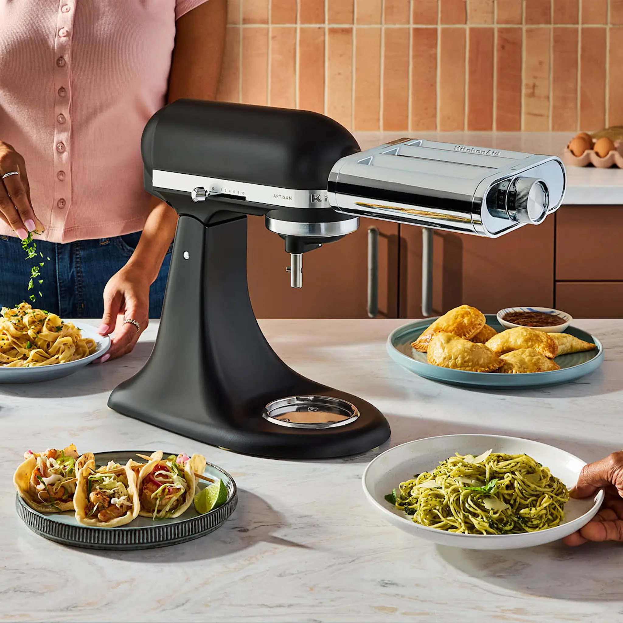 KitchenAid Accessory pastatilbehør 3-i-1 stål