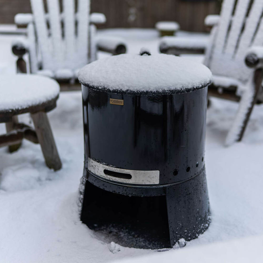 Espegard Pilar lock 50 cm till eldtunna svart