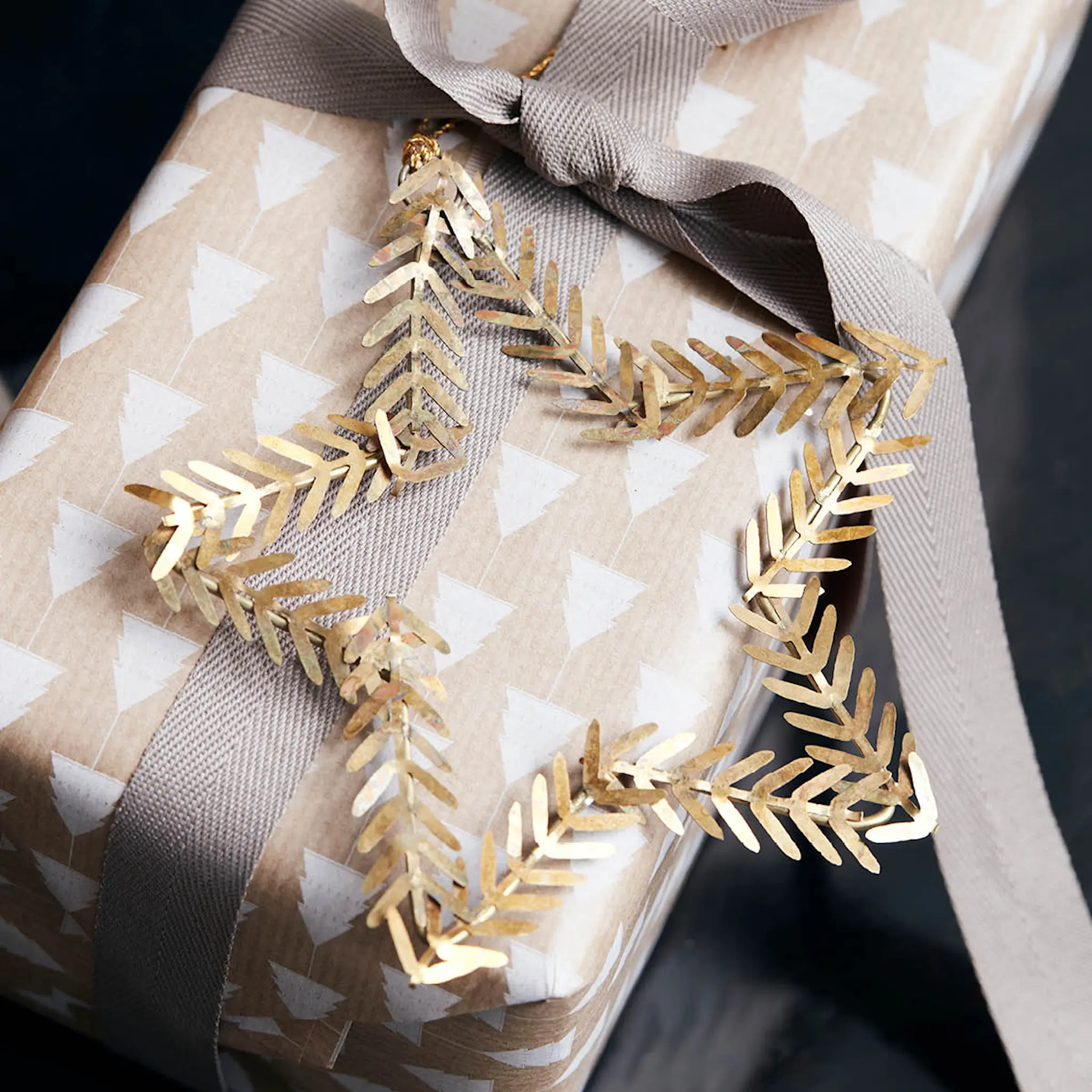 House Doctor Lamet julepynt 10 cm messing