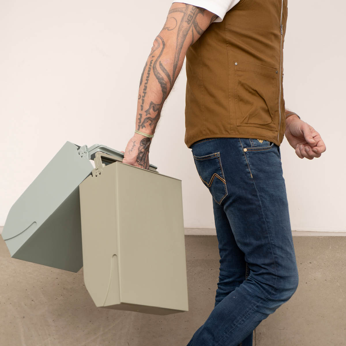 ReCollector Recycling Lajitteluastia 30x15x40 cm Oak Green