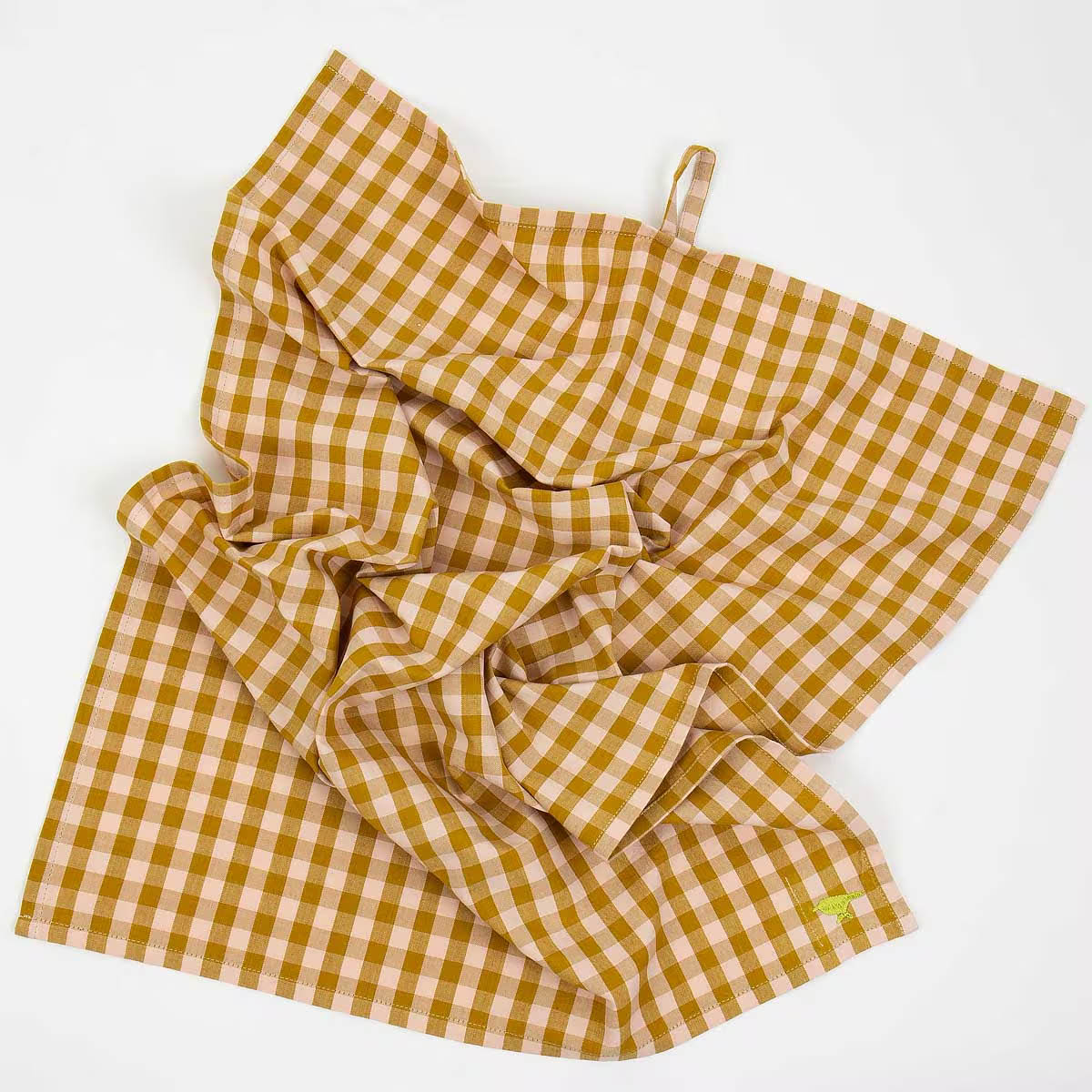 A World of Craft Maria kjøkkenhåndkle 50x70 cm rosa/sennep