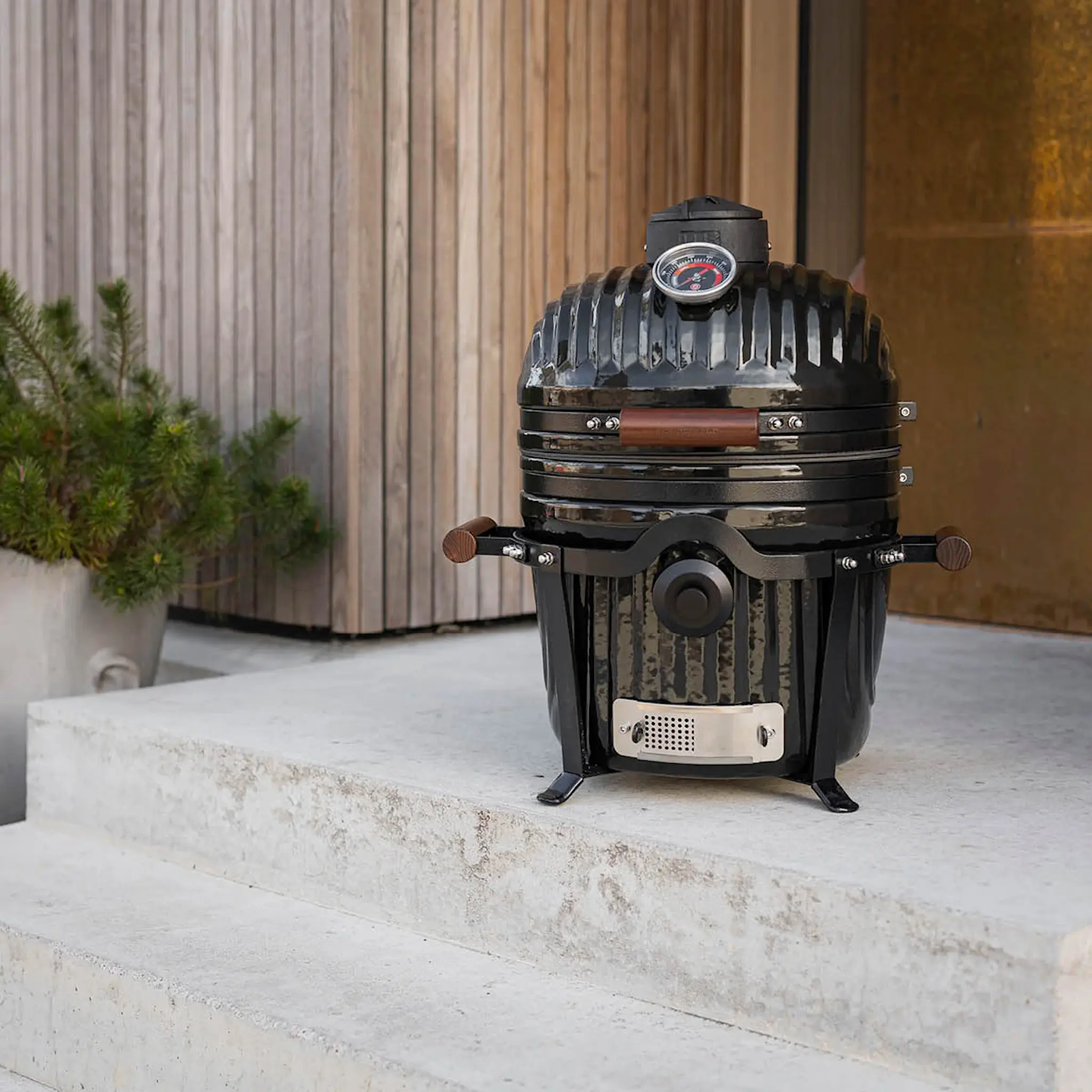Kamado SUMO Kamado Grill Icon Junior hiiligrilli musta