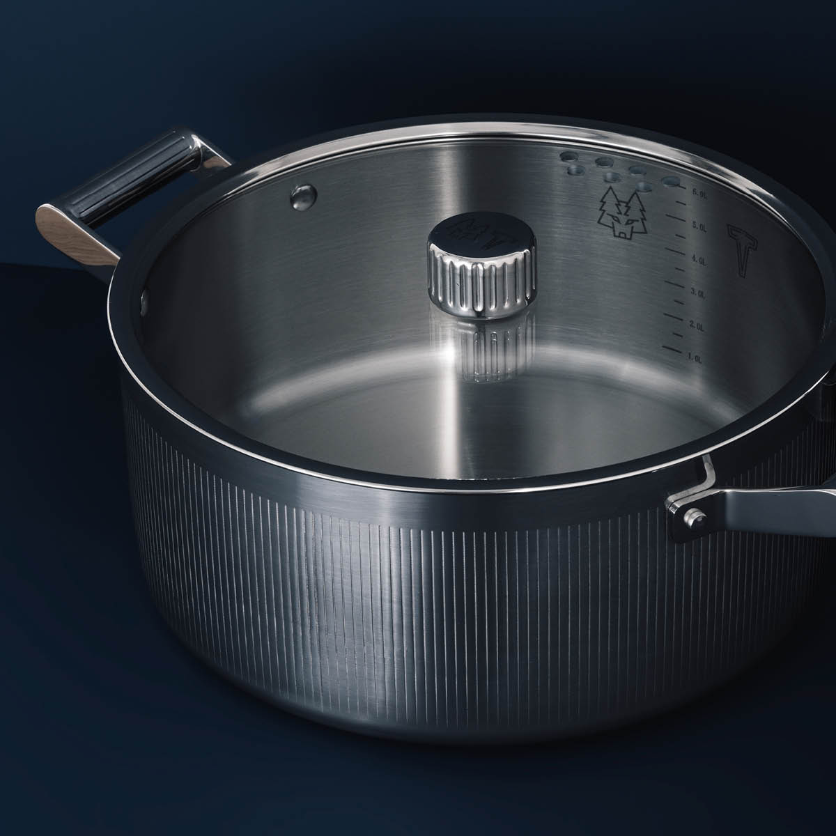 Vargen & Thor Glima gryta 7 L stål