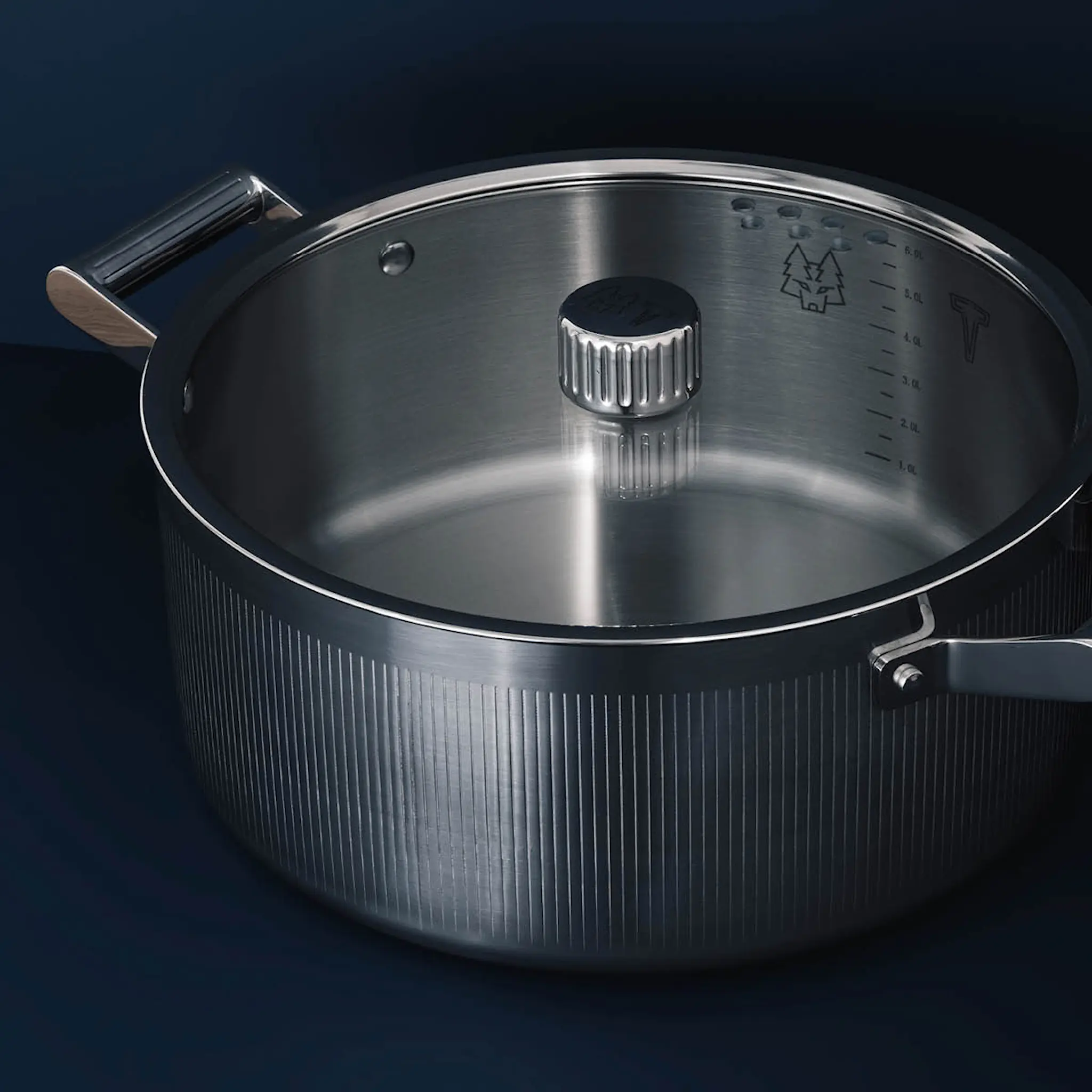 Vargen & Thor Glima gryta 7 L stål