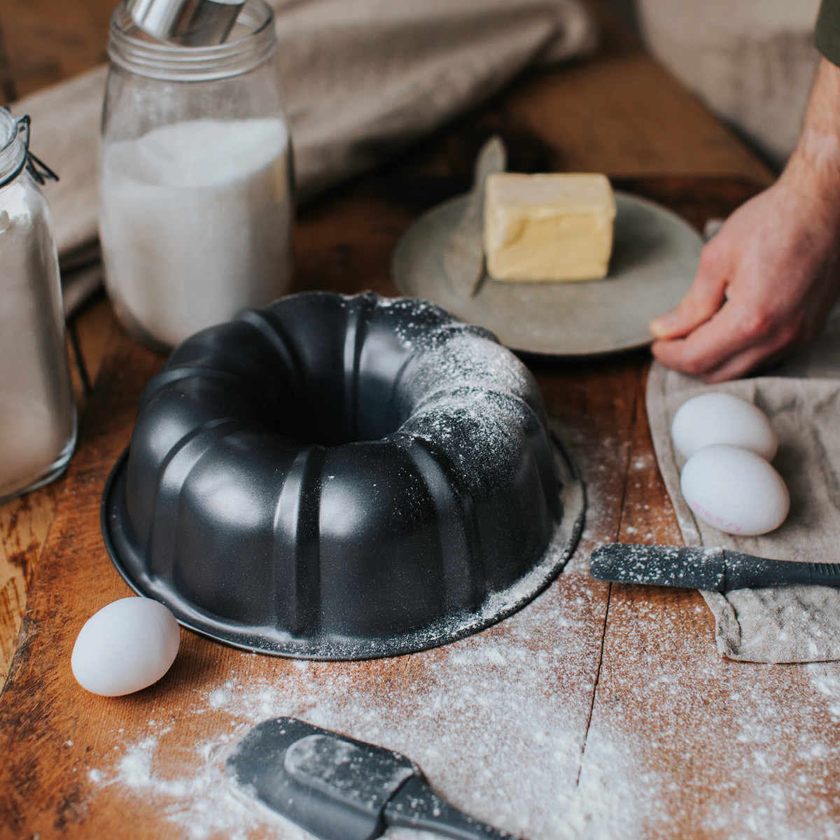 Dorre Karabo Sockerkaksform 25 cm Kolstål