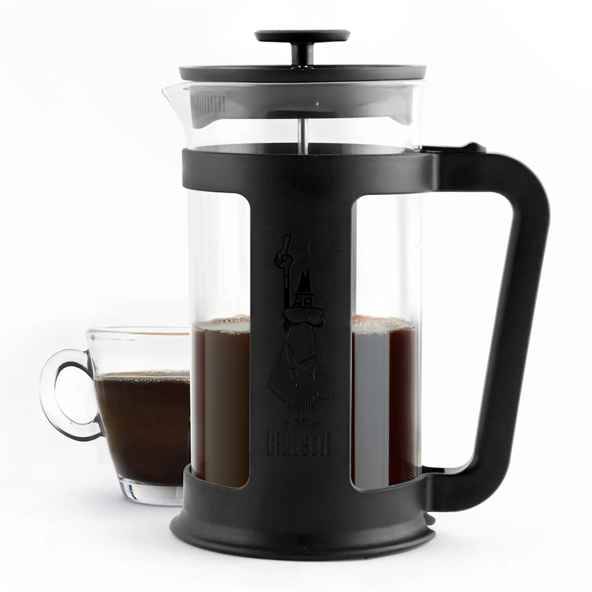 Bialetti Smart Presskannan 1 L Svart/Klar