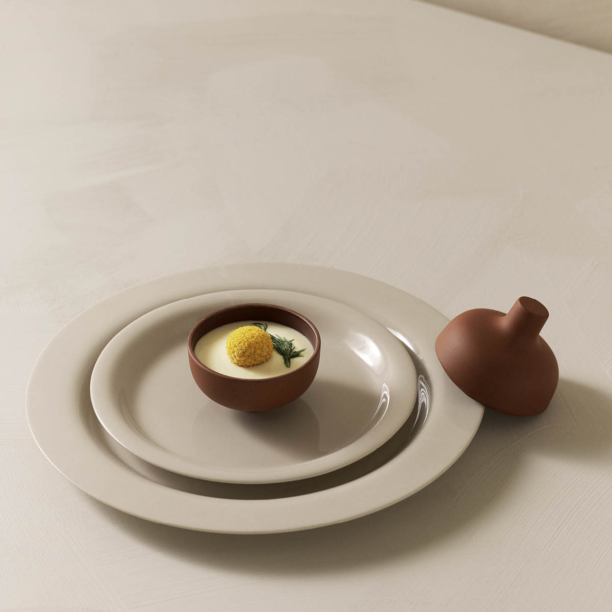 Design House Stockholm NM& sand tallerken 19 cm