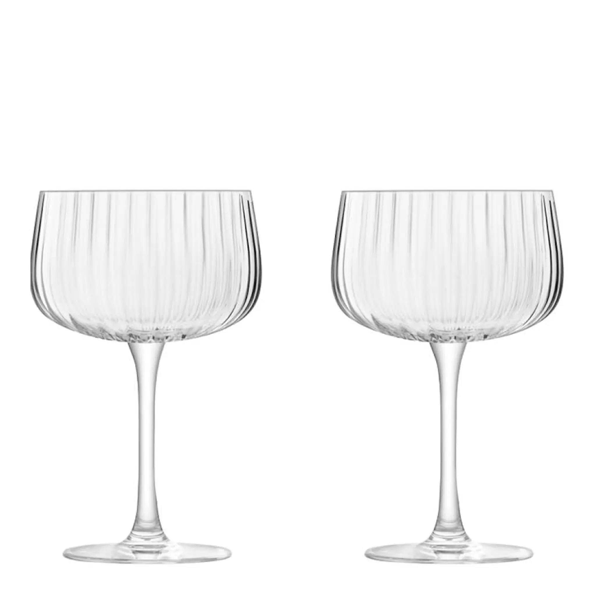 LSA International Arc Flow cocktail- och champagneglas 25 cl 2-pack