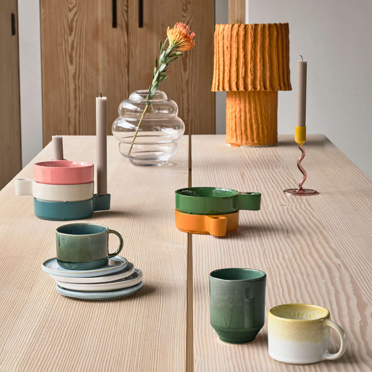 Villa Collection Styles lampe 25x44 cm amber