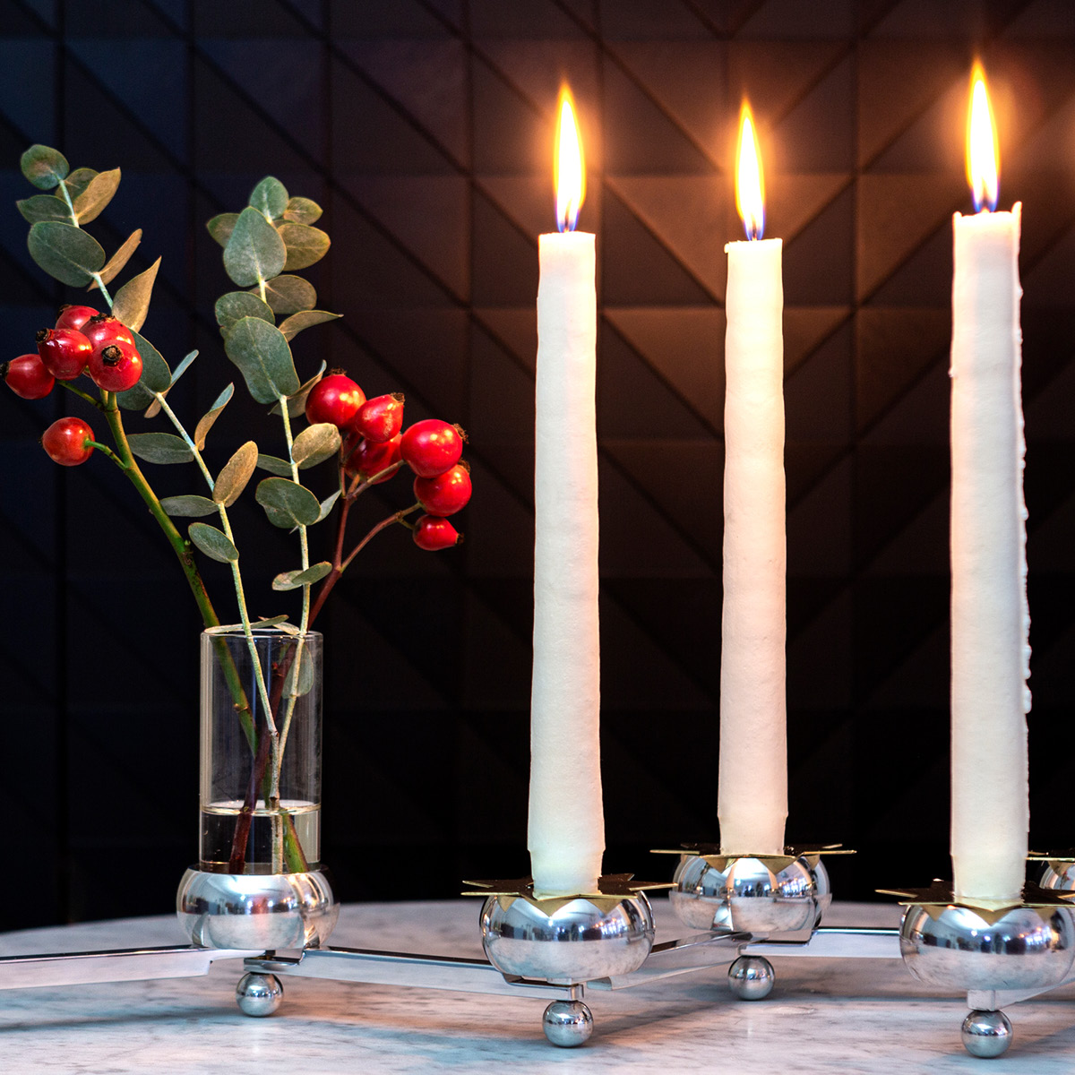 Klong Constella lysestake 10 holdere aluminium