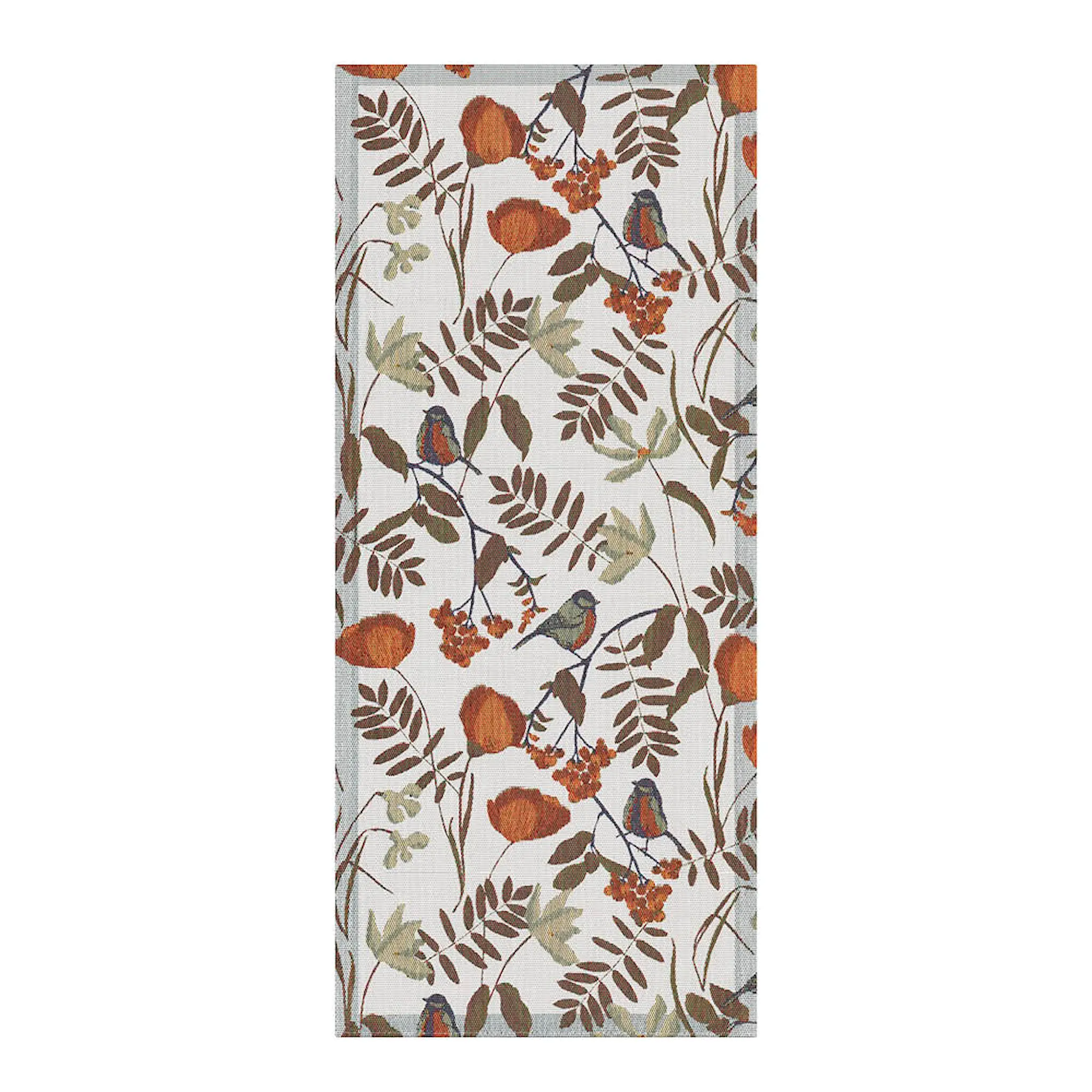 Ekelund Fåglabäck löpare 35x80 cm brun