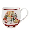 Toy's Fantasy mugg 45 cl leksaksbutik vit/jul
