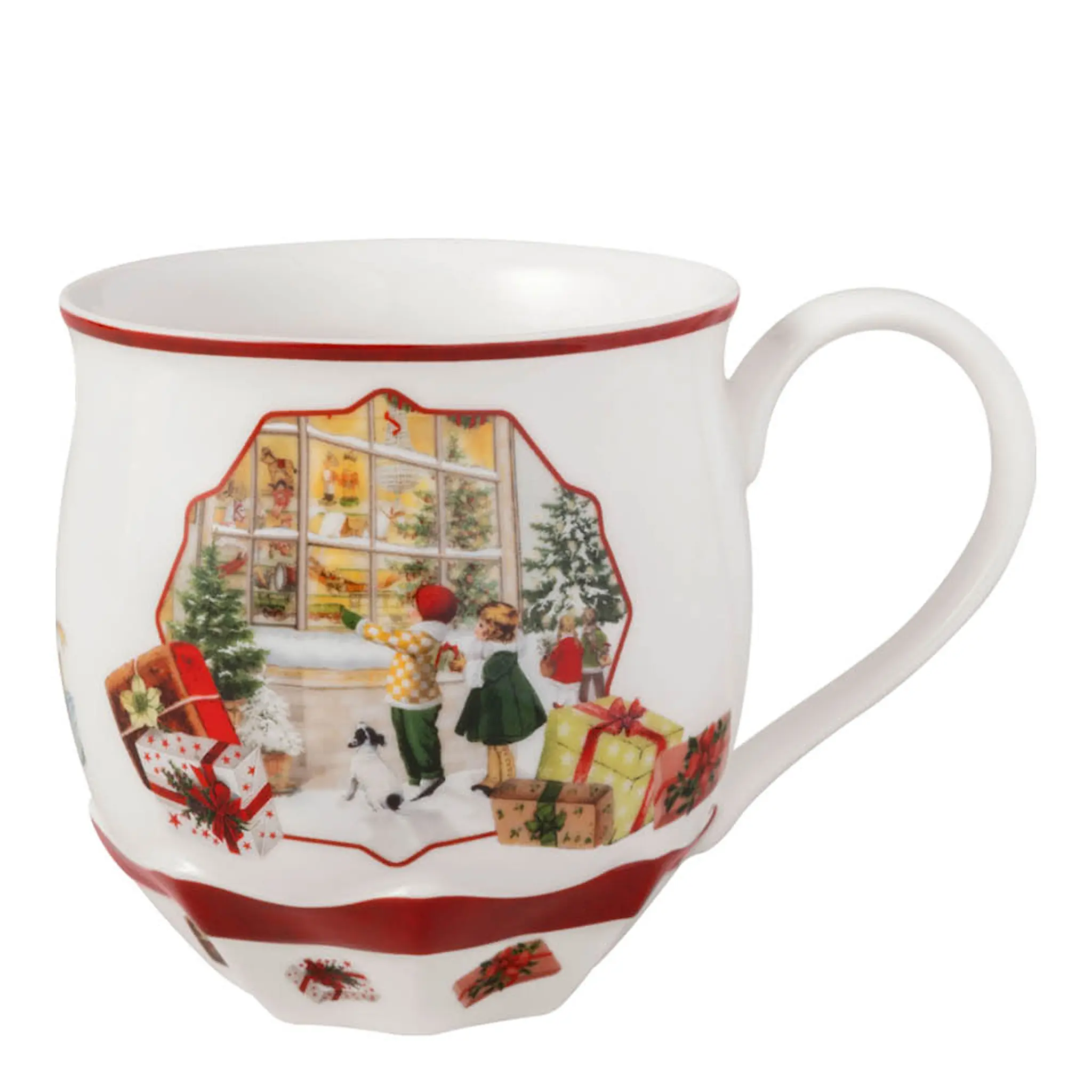 Villeroy & Boch Toy's Fantasy mugg 45 cl leksaksbutik vit/jul