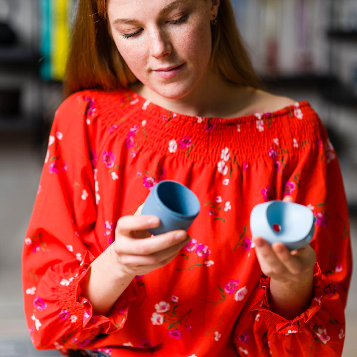 Happy Sinks Konna flugfälla 11 cm blå