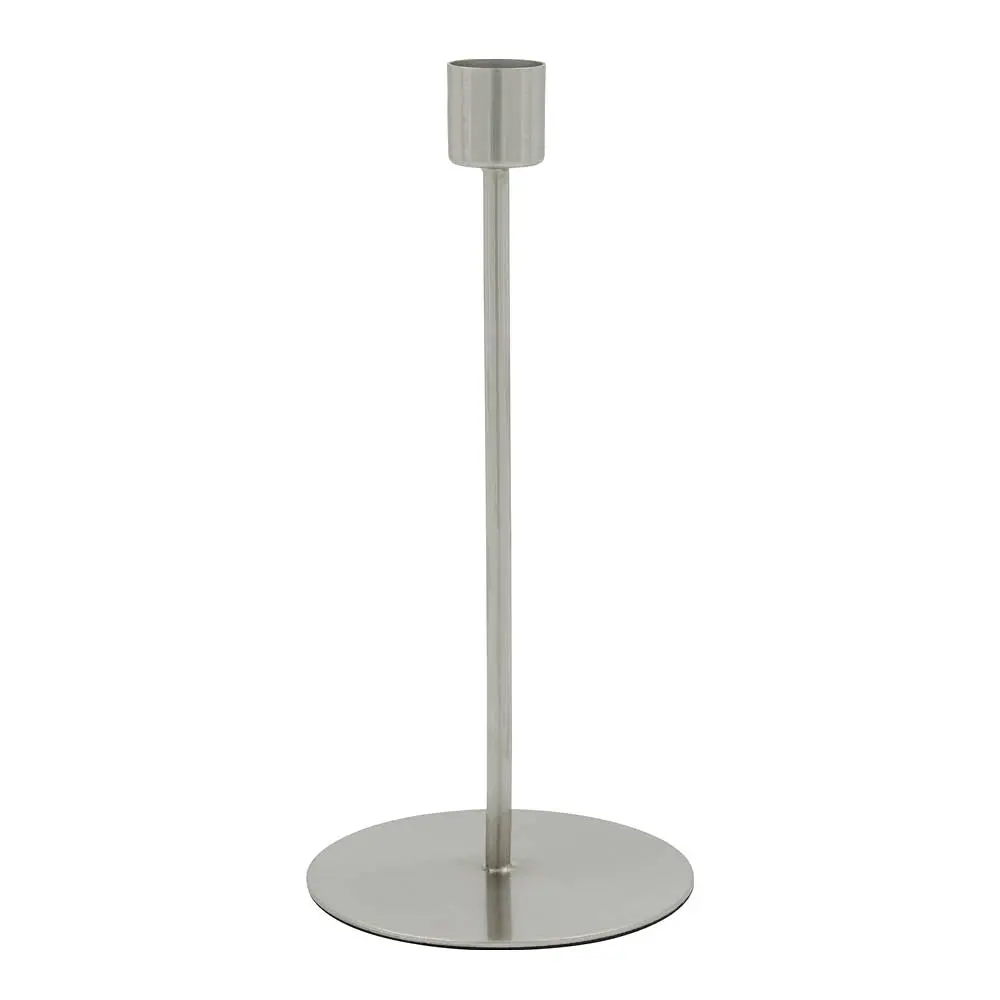 Anit lysestake 9,5x20 cm sølvfinish