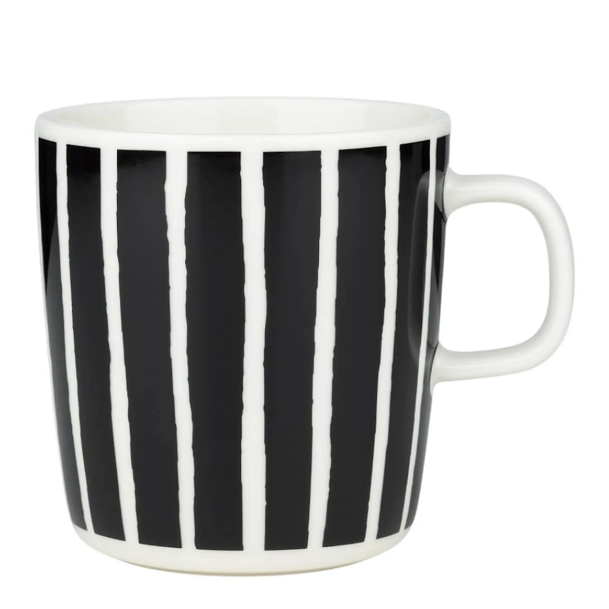 Marimekko Piccolo mugg 40 cl svart/vit