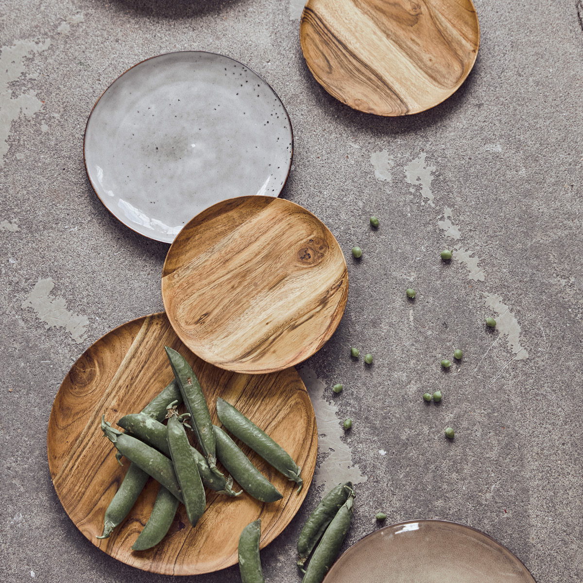 House Doctor Wood brett 17,5 cm 2 stk akasie